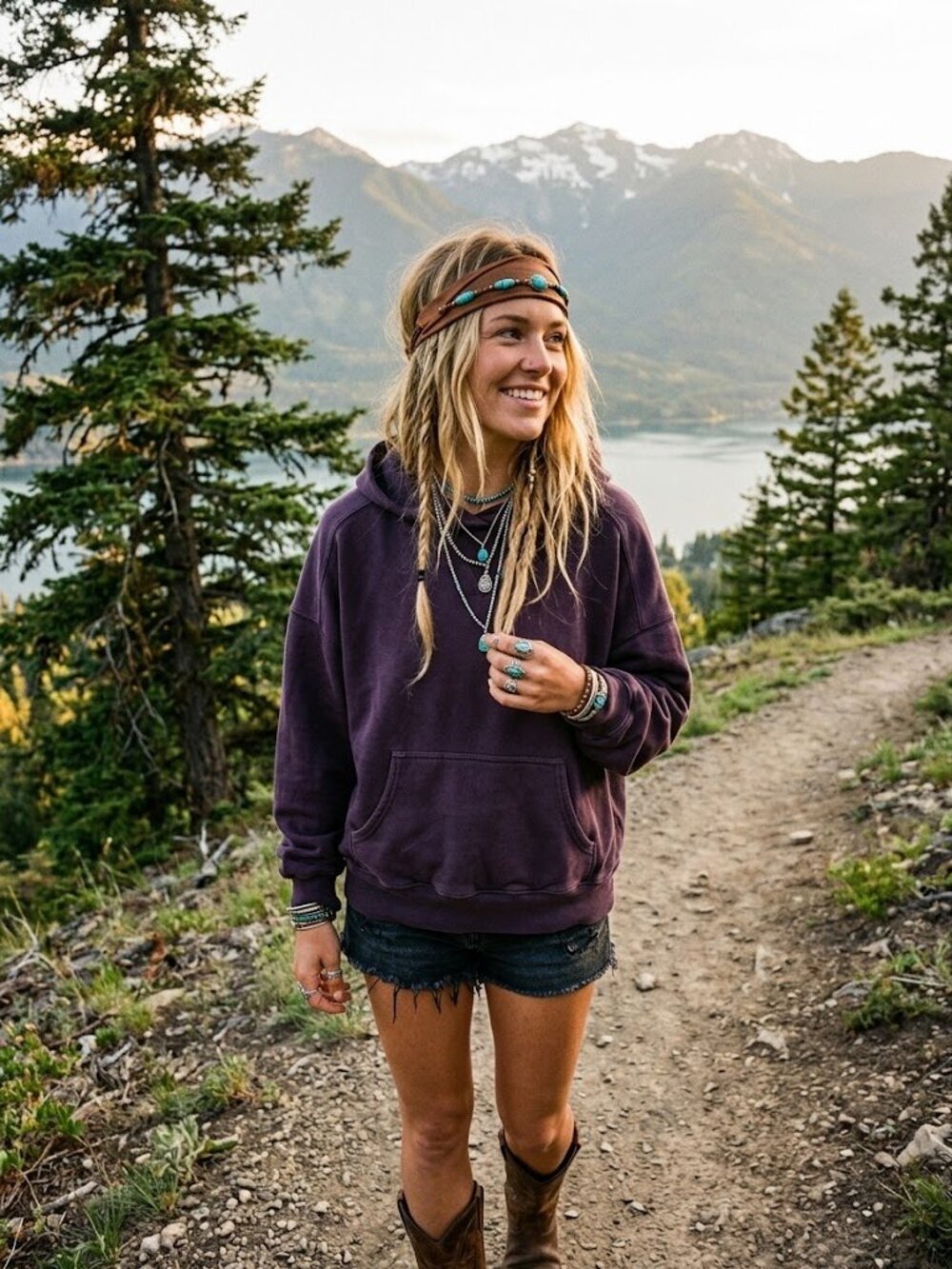 OFFLINE By Aerie Hooded Pullover - Plum